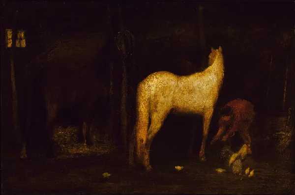 In the Stable av Albert Pinkham Ryder