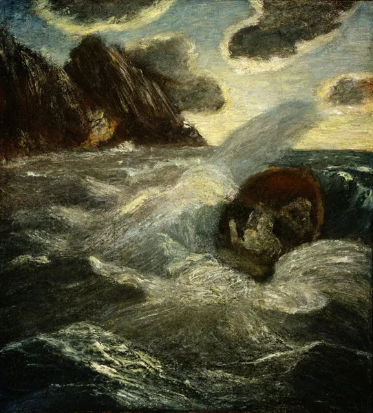 Lord Ullin’s Daughter av Albert Pinkham Ryder