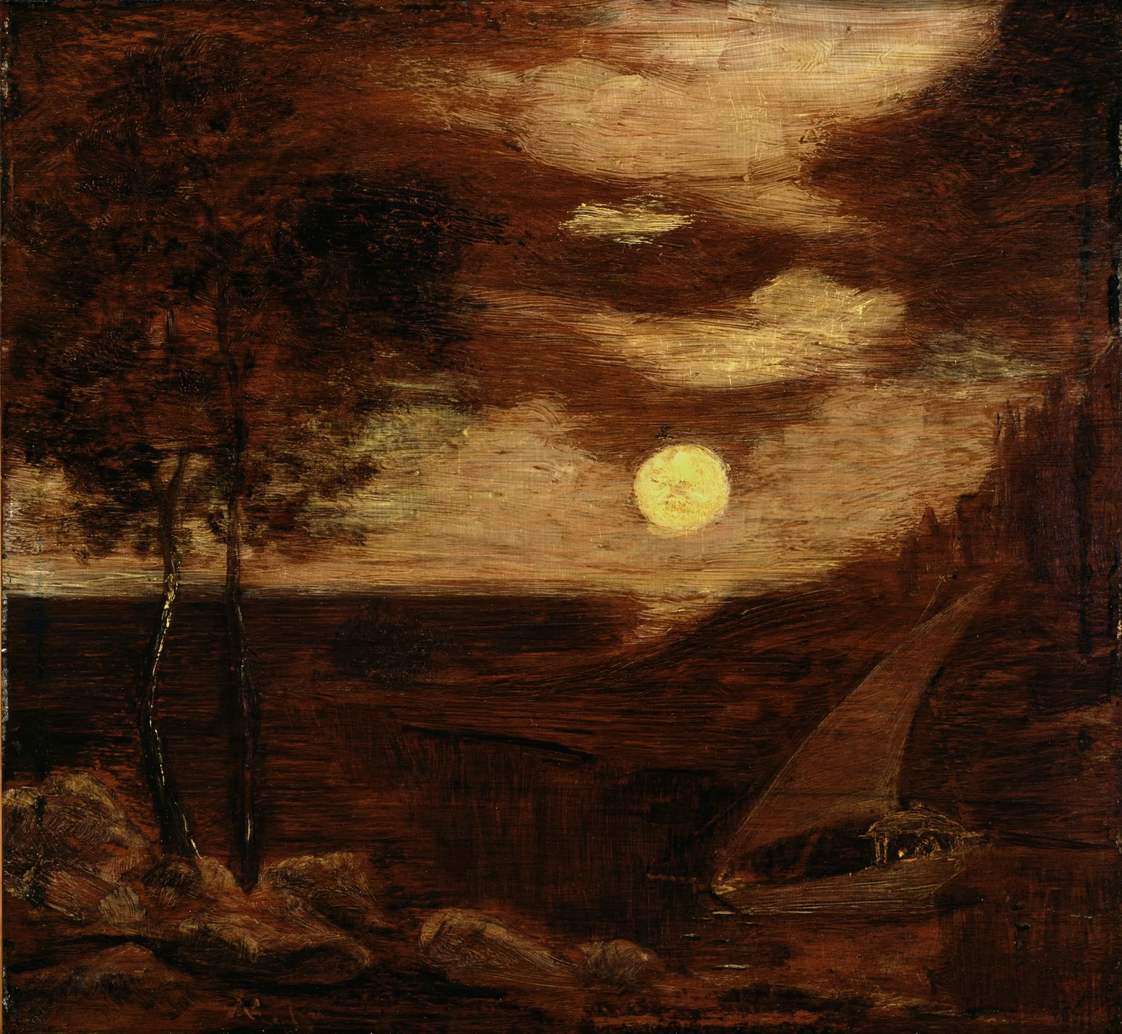 The Lovers’ Boat av Albert Pinkham Ryder