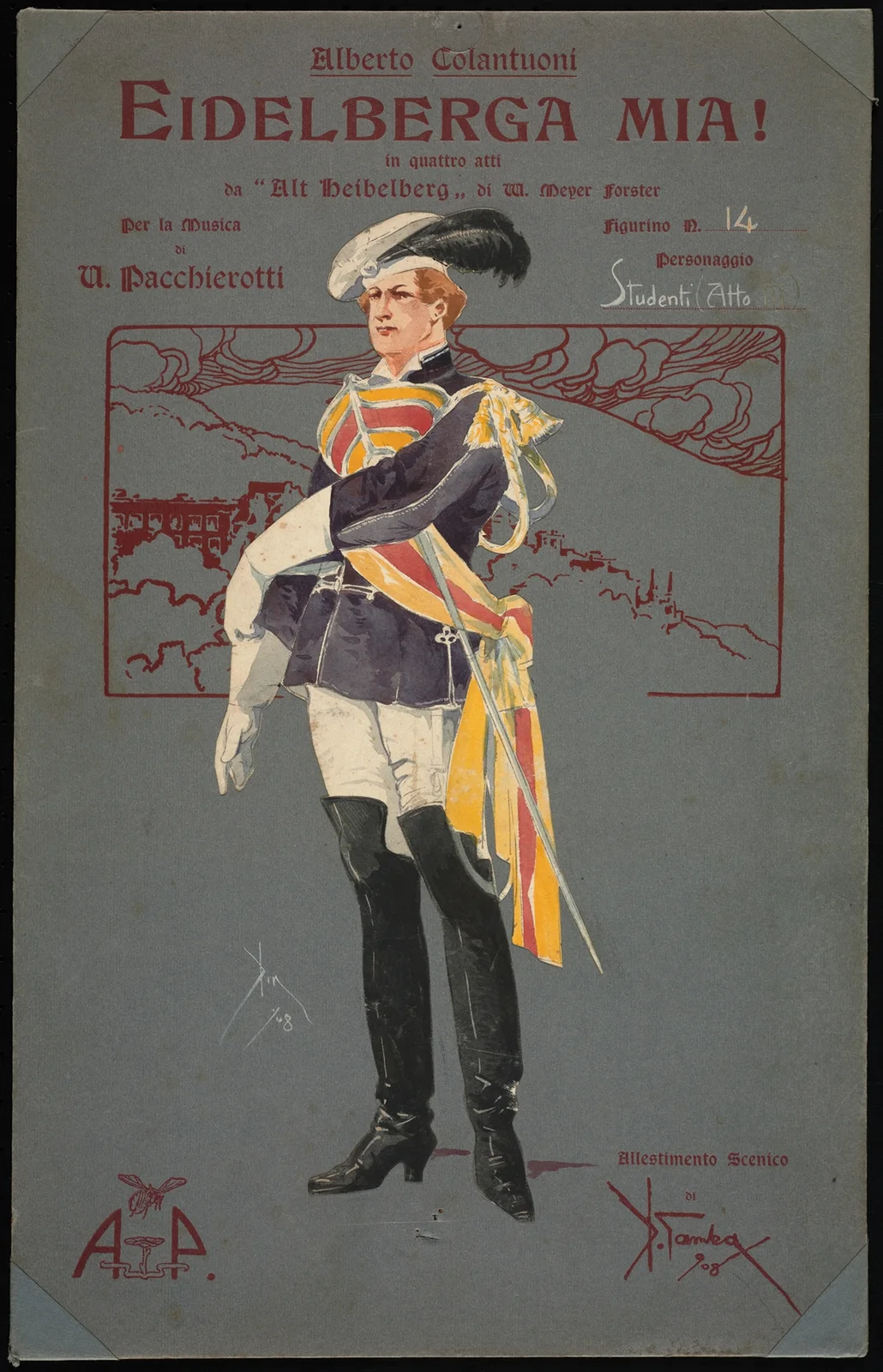 Studenti (atto III), 1907 – nr 1 av Pipein Gamba
