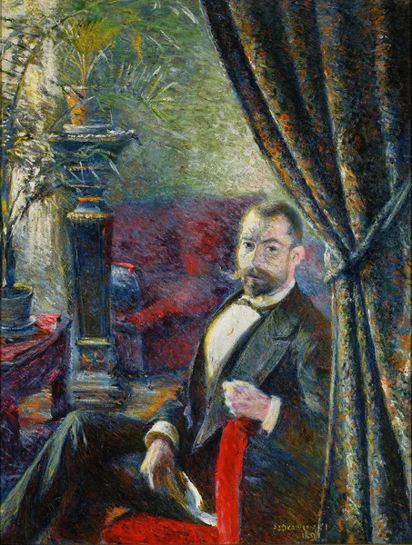 Portrait of a man av Władysław Podkowiński