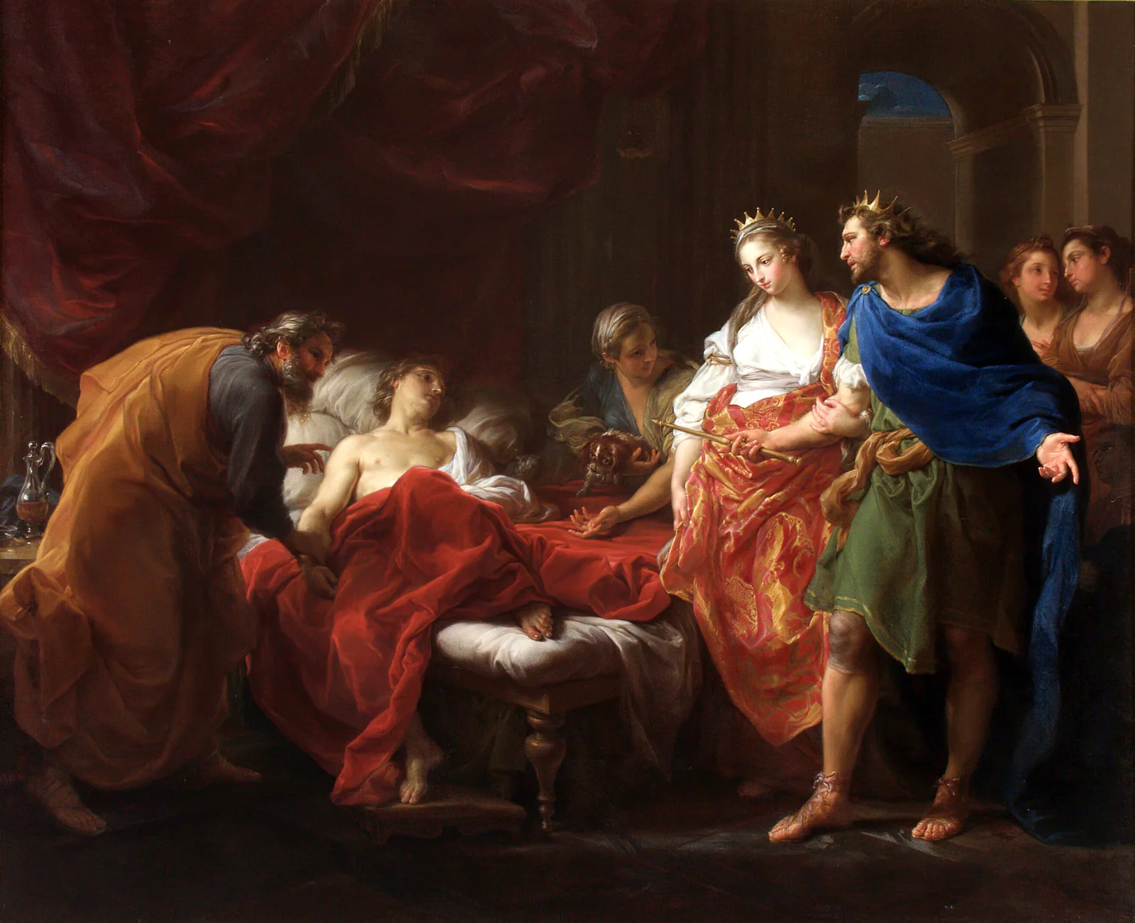 Antiochus And Stratonice av Pompeo Batoni