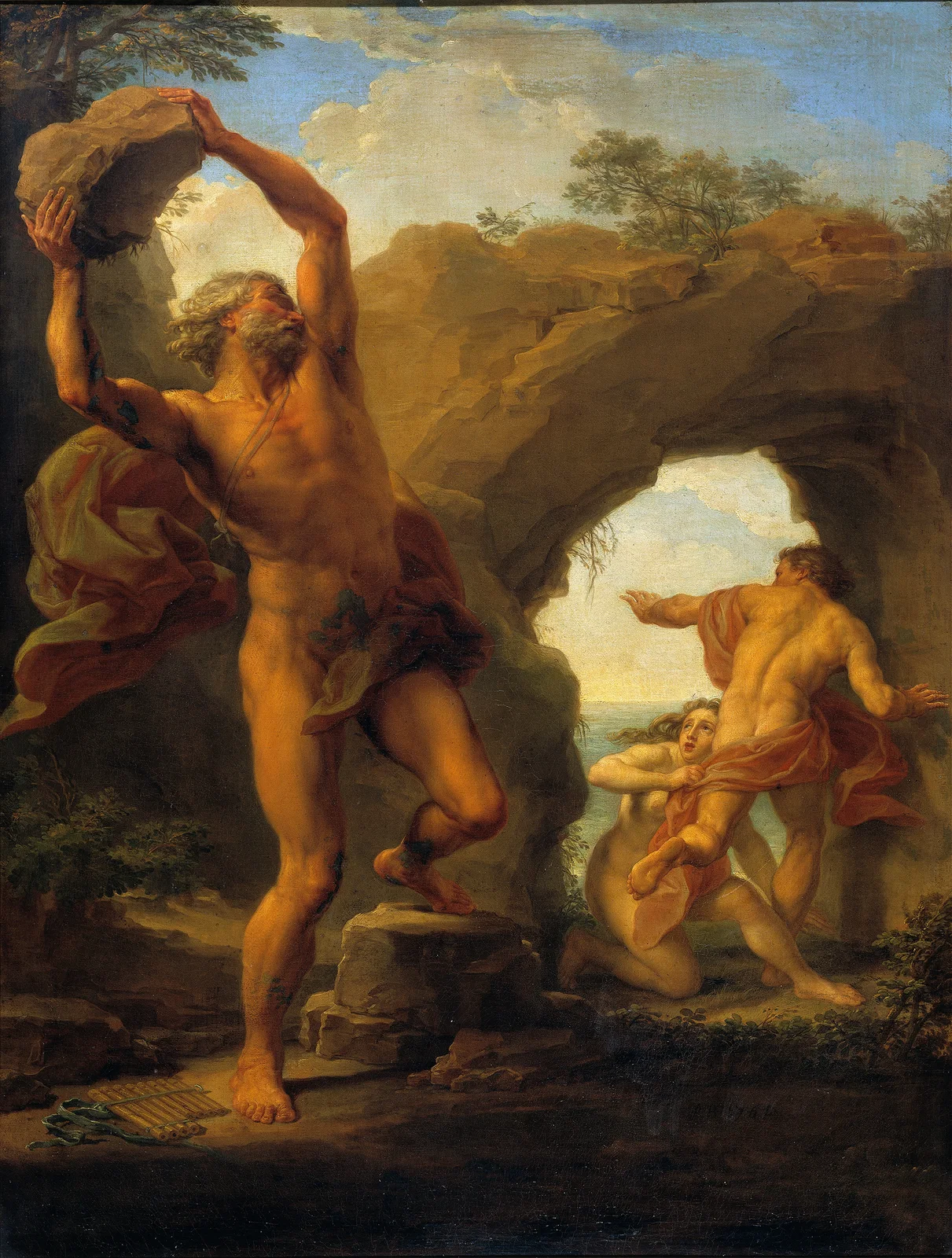 Atis and Galathea av Pompeo Batoni