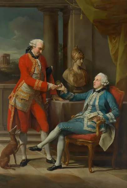 Sir Sampson Gideon And An Unidentified Companion av Pompeo Batoni