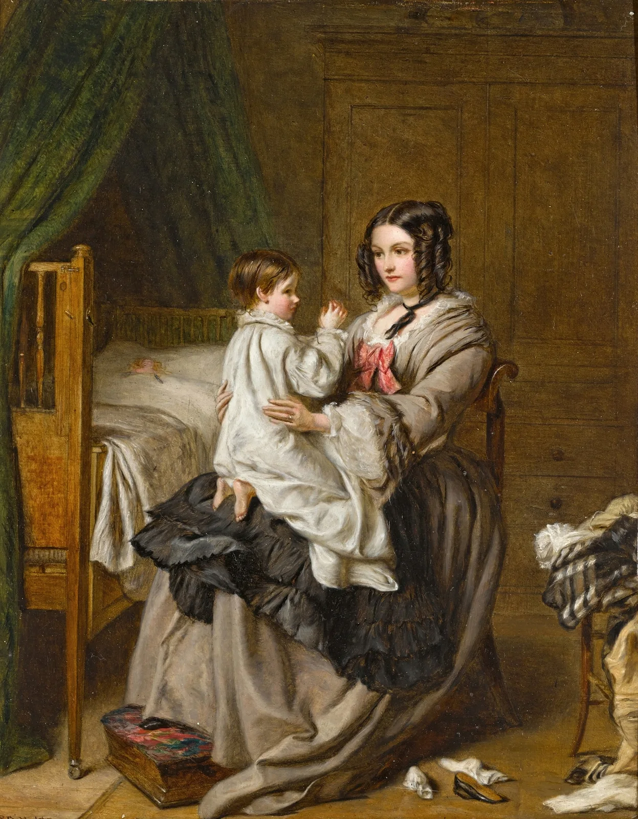 Bedtime (Evening Prayers) av William Powell Frith