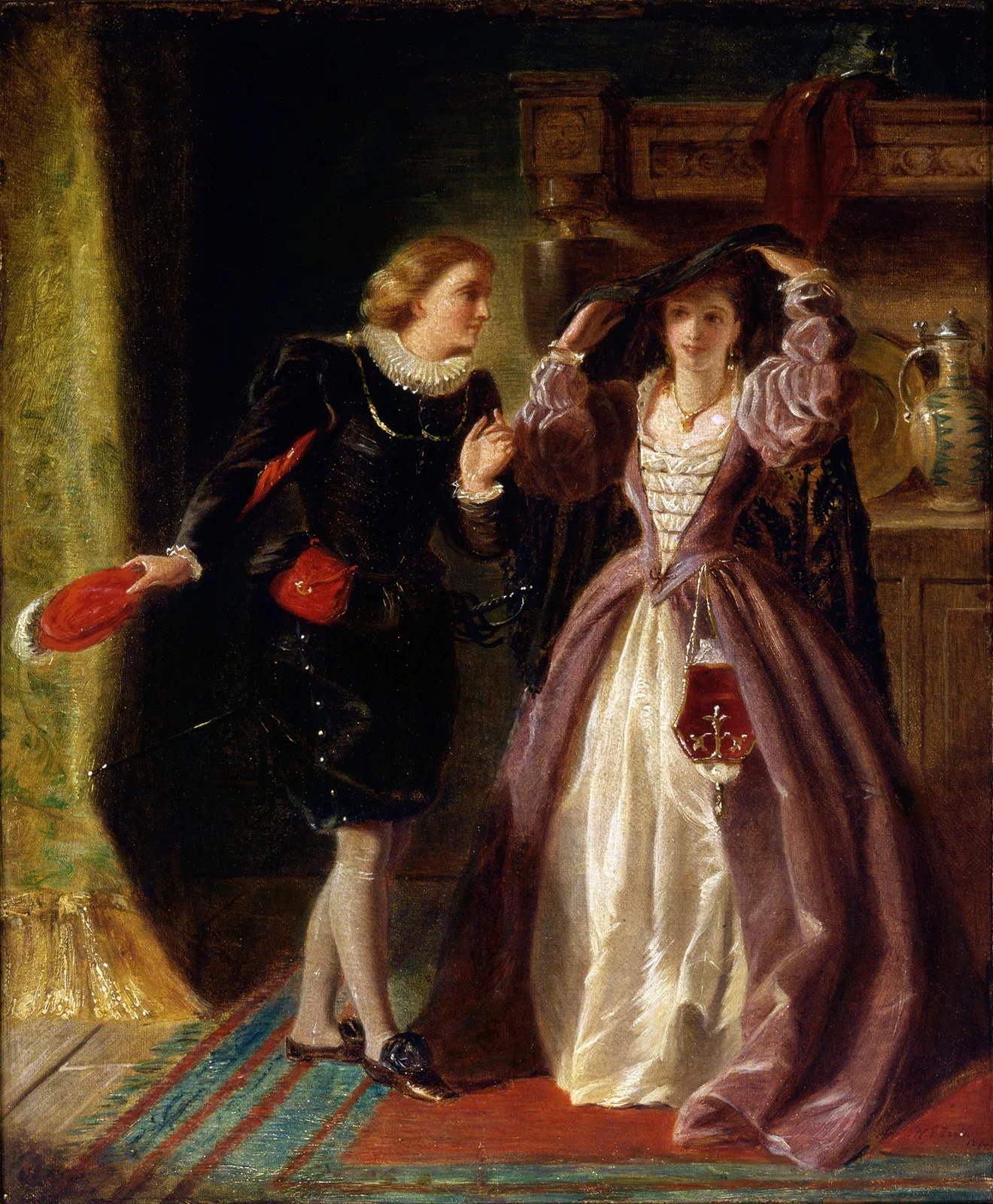 Olivia unveiling av William Powell Frith