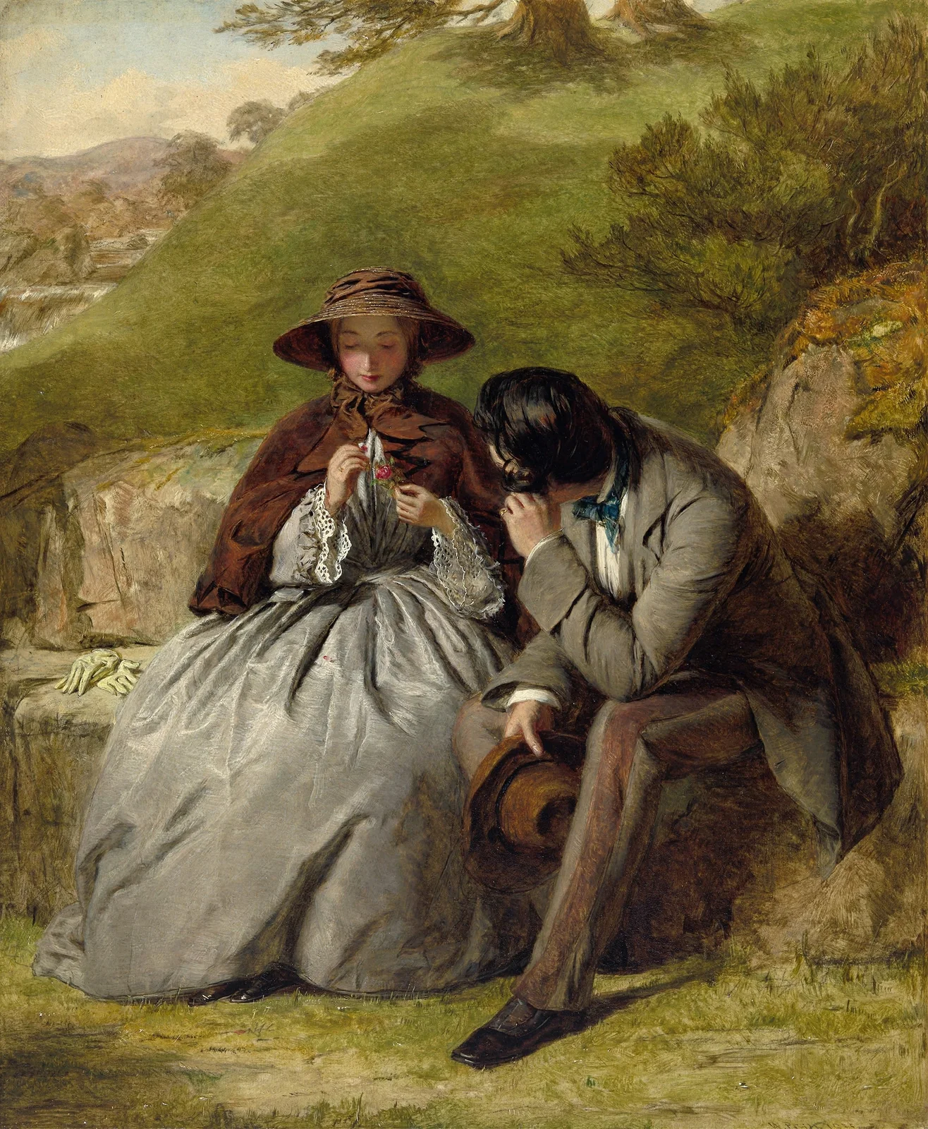 The Lovers av William Powell Frith