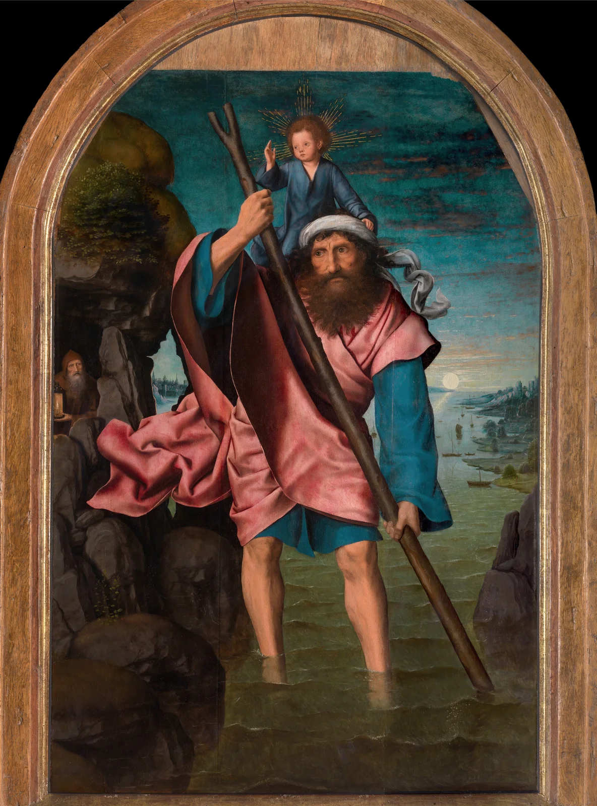 Saint Christopher av Quentin Massys