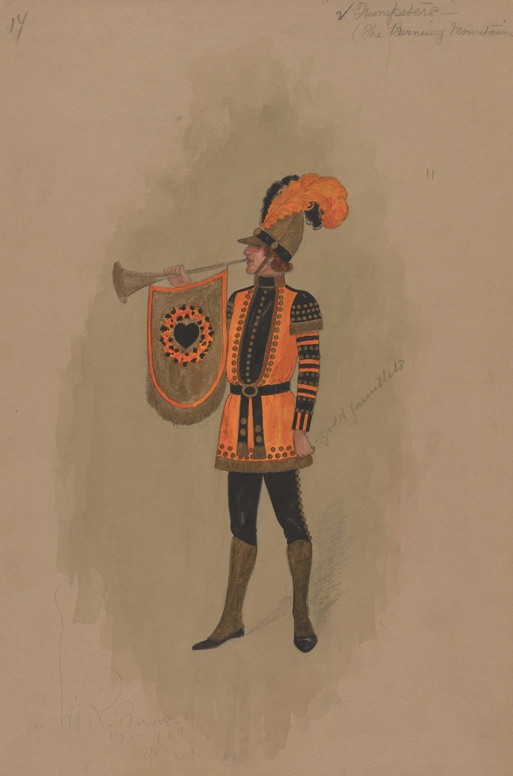 Trumpeters (Burning Mountain) av Will R. Barnes