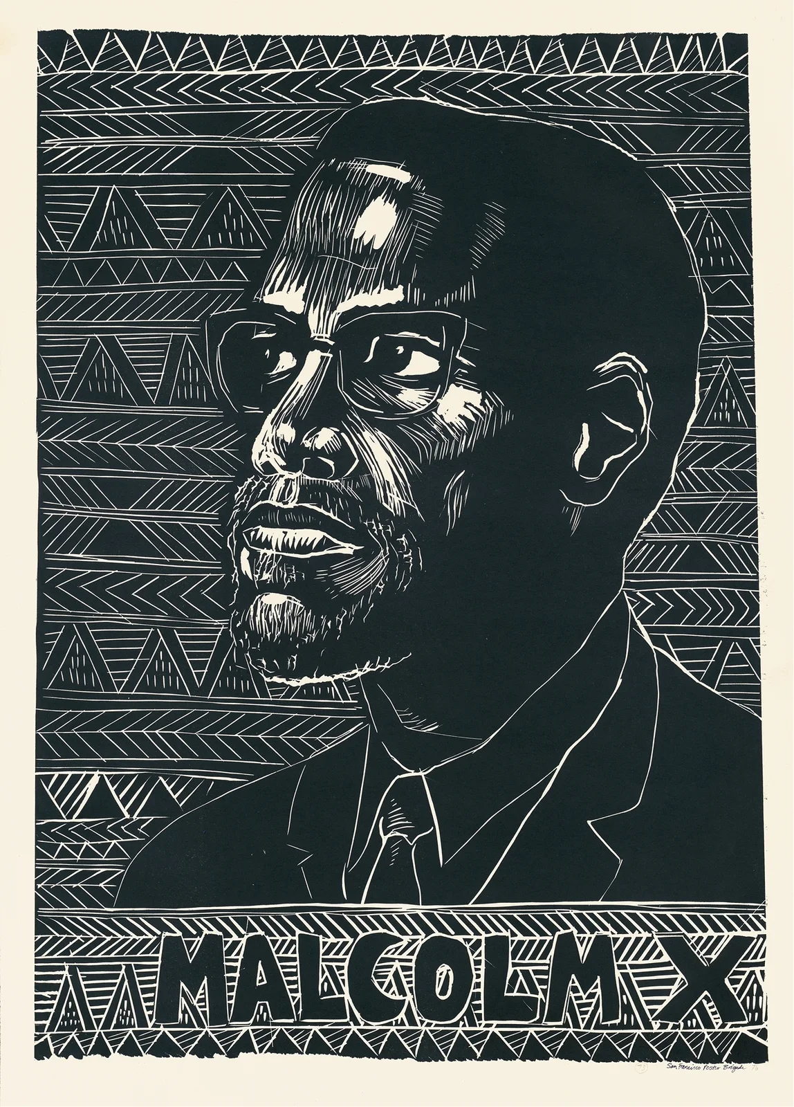 Malcolm X av Rachael Romero