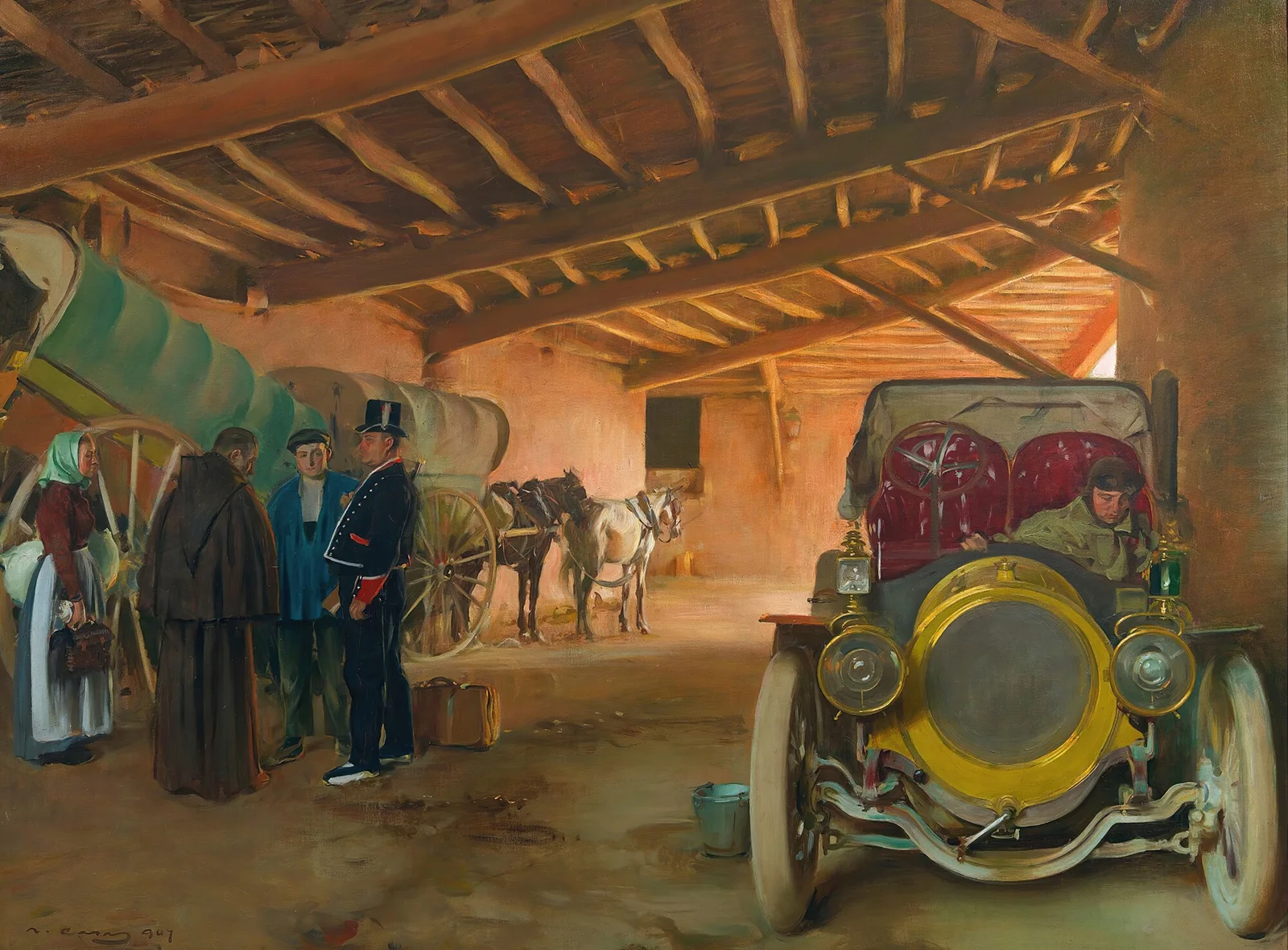 The coach house av Ramón Casas