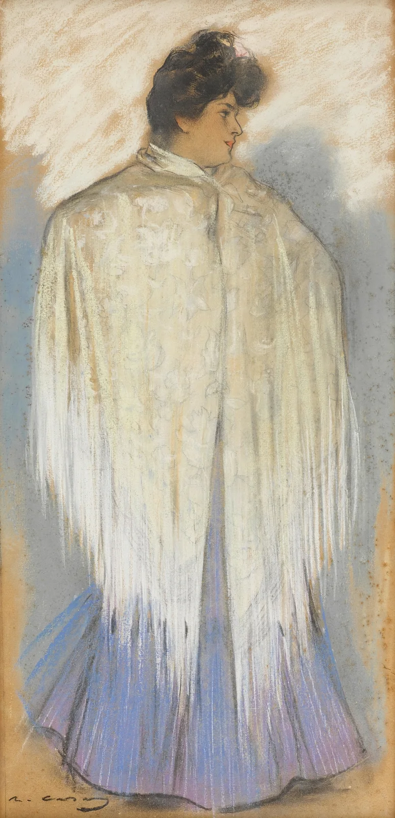 The flamenco dancer av Ramón Casas