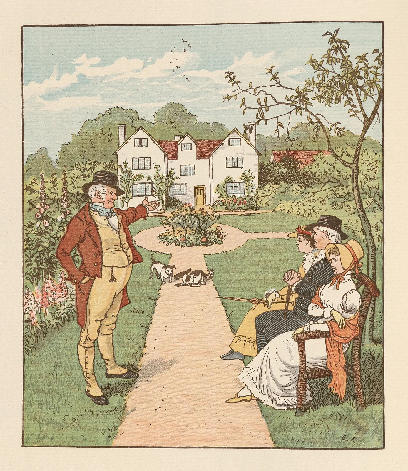 The House that Jack Built Pl.2 av Randolph Caldecott