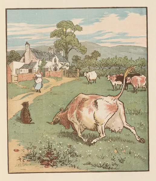 The House that Jack Built Pl.6 av Randolph Caldecott
