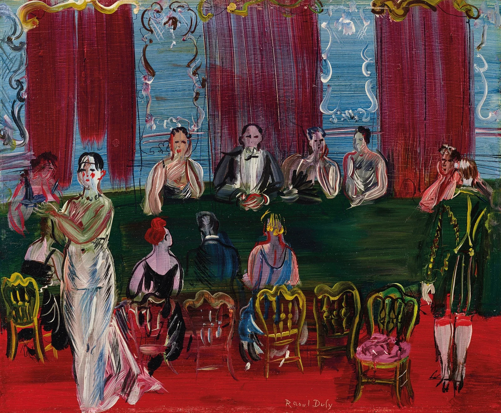 Baccara av Raoul Dufy