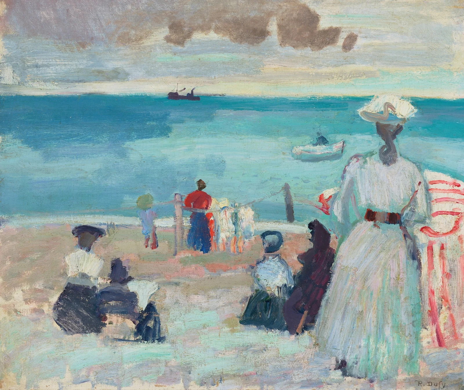 La Plage av Raoul Dufy