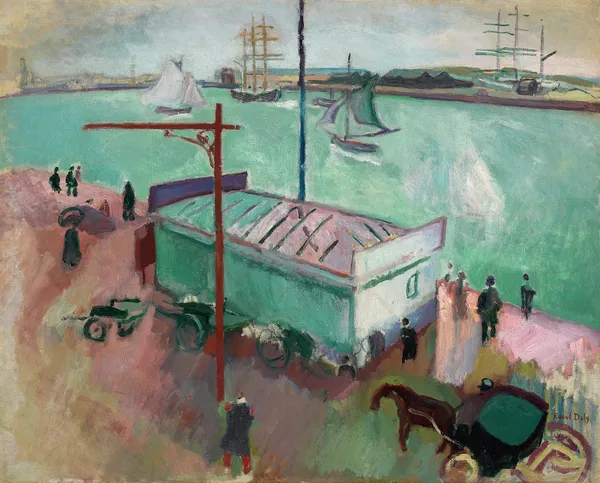Le Port du Havre av Raoul Dufy