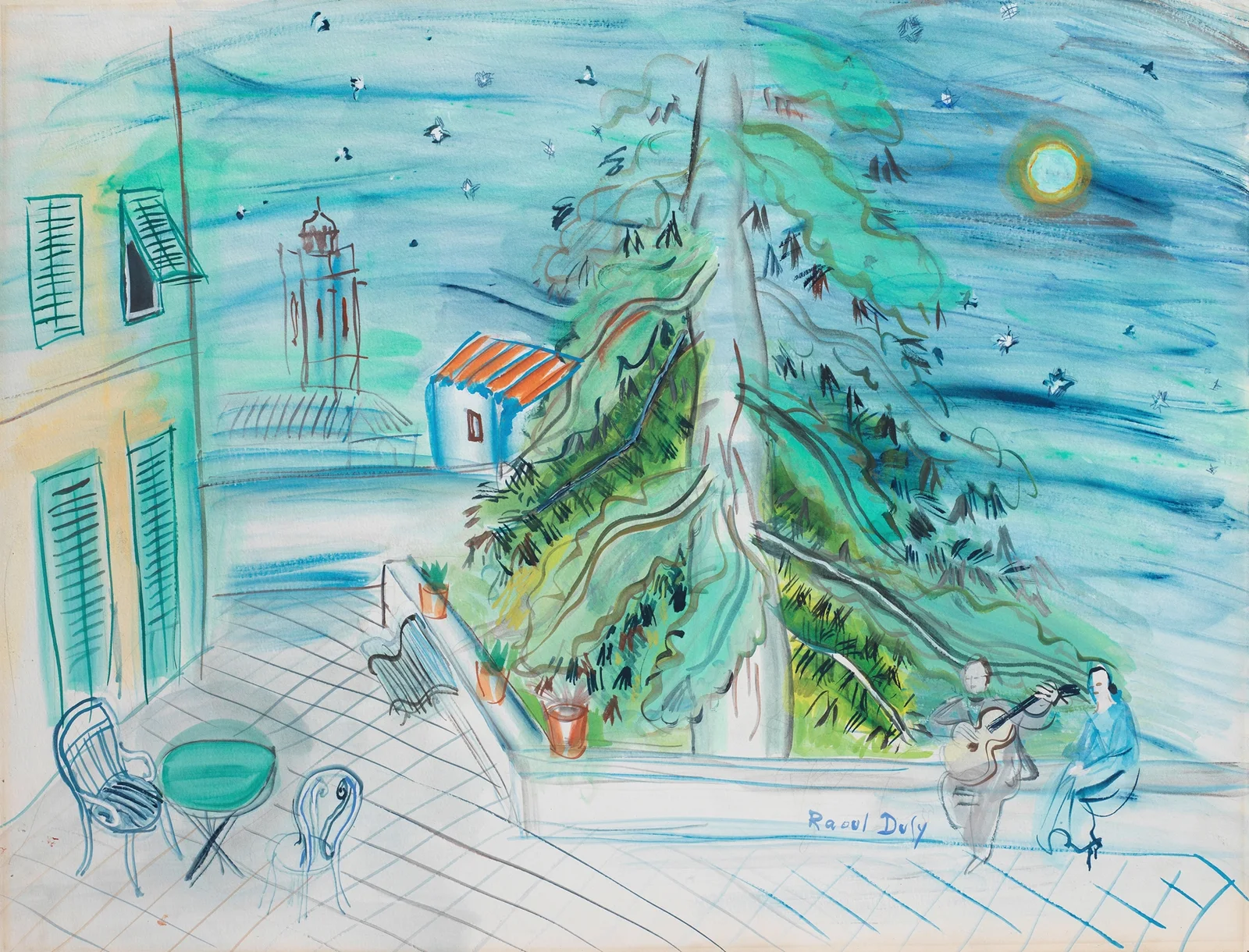 Sérénade à Caldas av Raoul Dufy