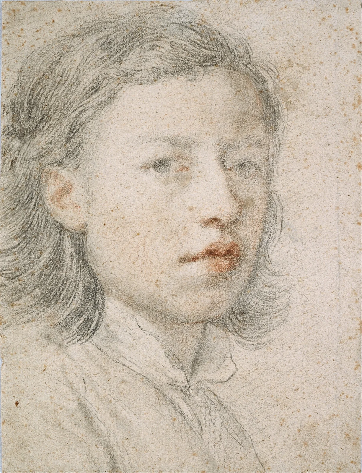 Youthful Self-Portrait av Anton Raphael Mengs