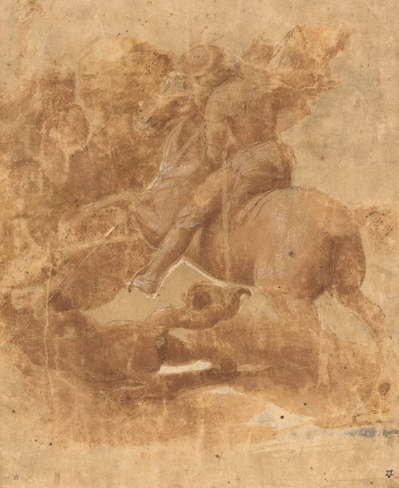 Saint George and the Dragon – nr 1 av Raphael