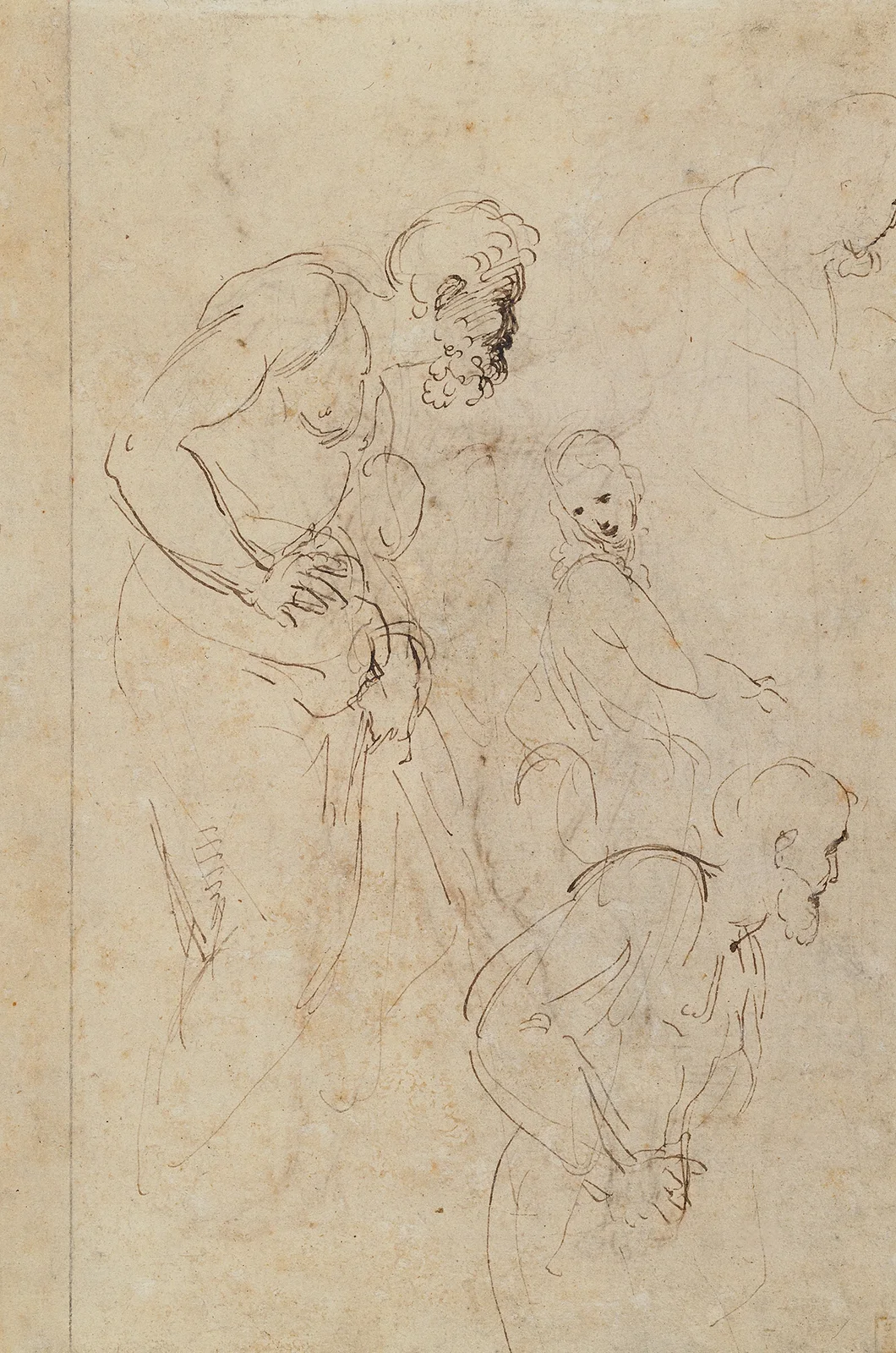 Studies for the Disputa, 1509 – nr 2 av Raphael