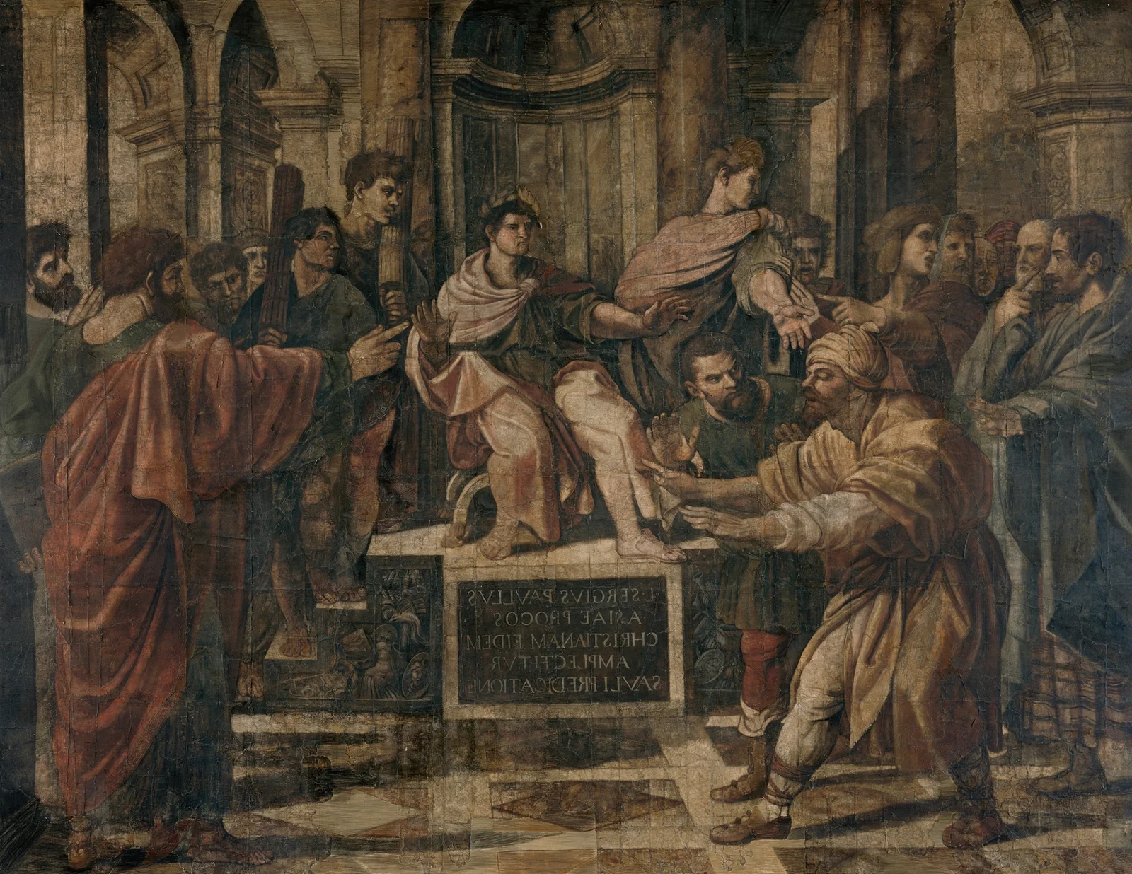 The Blinding of Elymas av Raphael