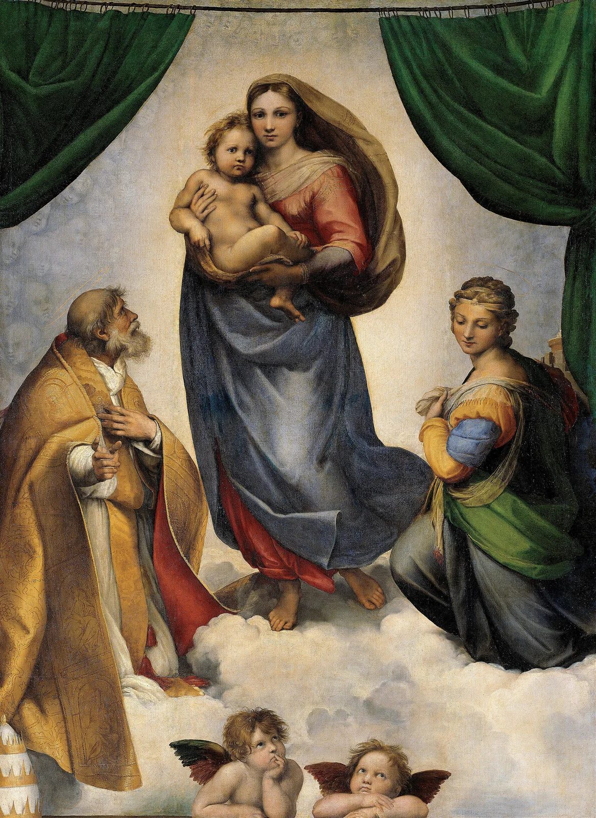 The Sistine Madonna av Raphael
