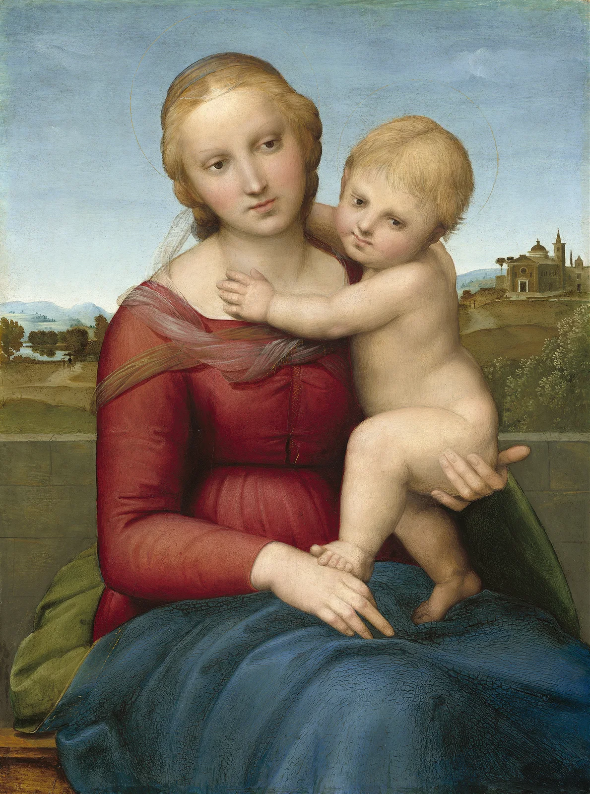 The Small Cowper Madonna av Raphael
