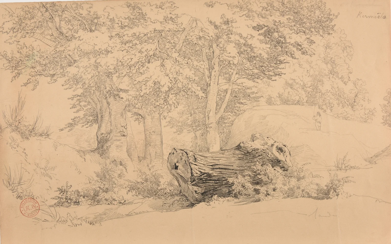 Bois à Kermoëlo av Jacques-Raymond Brascassat