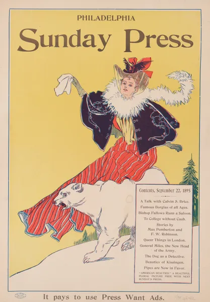 Contents, September 22, 1895; A talk with Calvin S. Brice… av George Reiter Brill