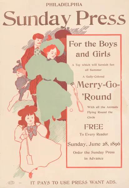 For the boys and girls … merry-go-round av George Reiter Brill