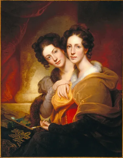 The Sisters (Eleanor And Rosalba Peale) av Rembrandt Peale