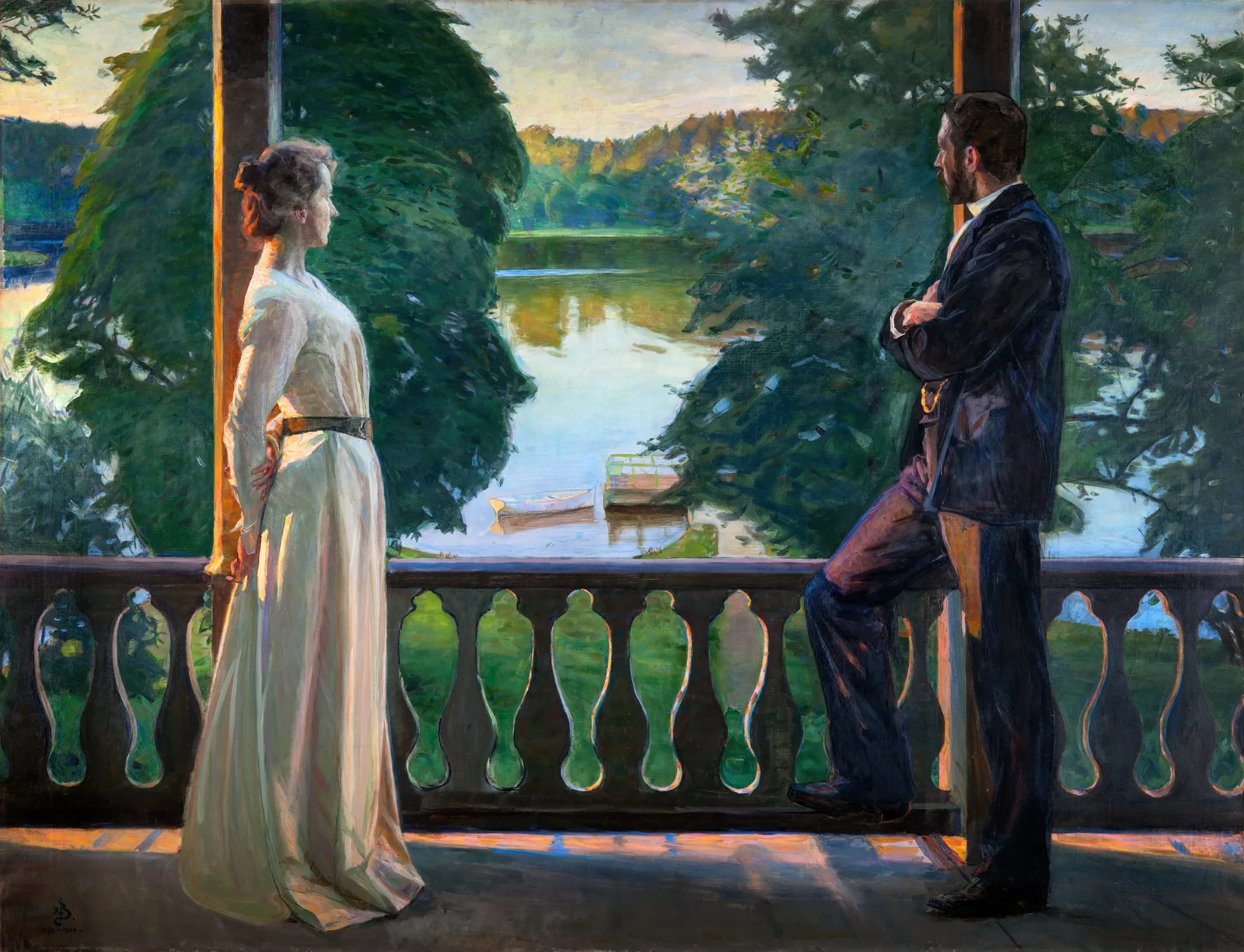 Nordisk sommarkväll av Richard Bergh