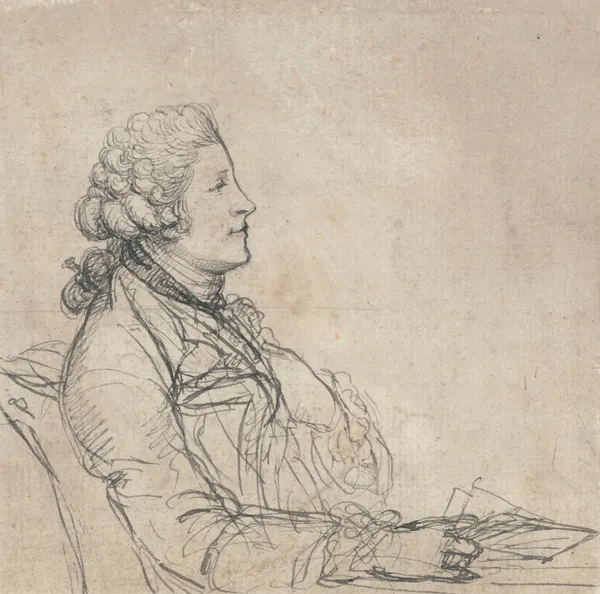 Profile Study of a Young Man av Richard Cosway