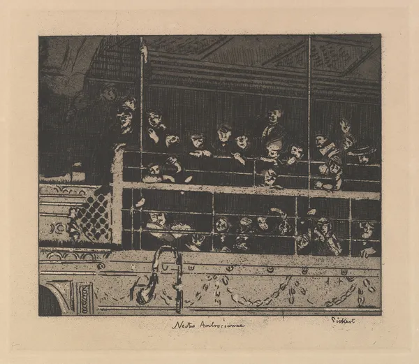 Noctes Ambrosianae av Walter Richard Sickert