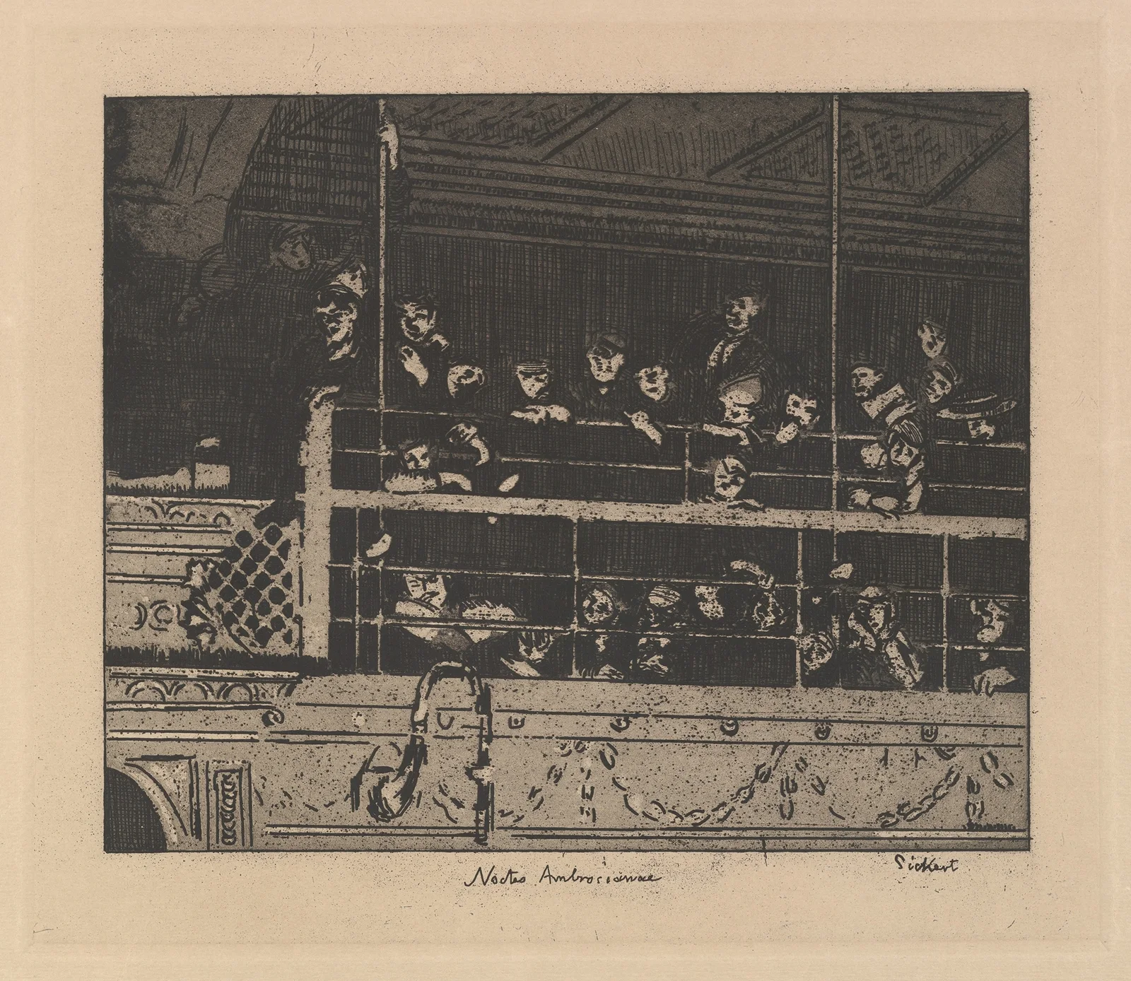 Noctes Ambrosianae av Walter Richard Sickert