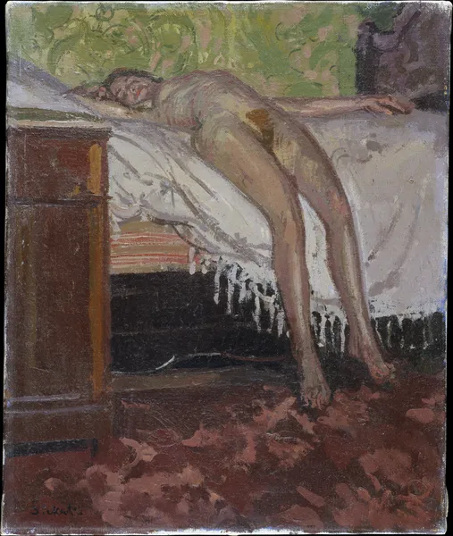 Reclining Nude (Thin Adeline) av Walter Richard Sickert