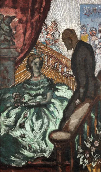 Romeo and Juliet (After Adelaide Claxton) av Walter Richard Sickert