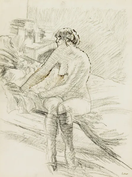 Seated Nude av Walter Richard Sickert