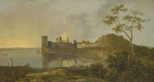 Summer Evening (Caernarvon Castle) av Richard Wilson