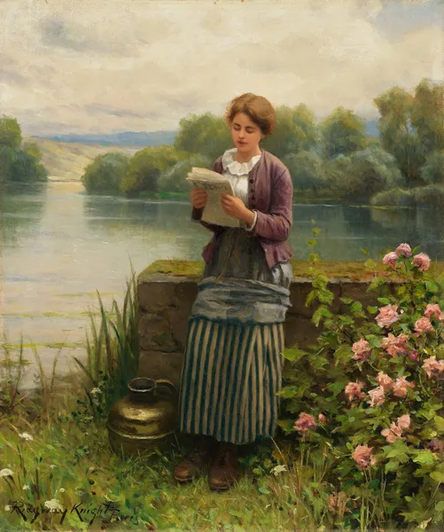 Interesting News av Daniel Ridgway Knight
