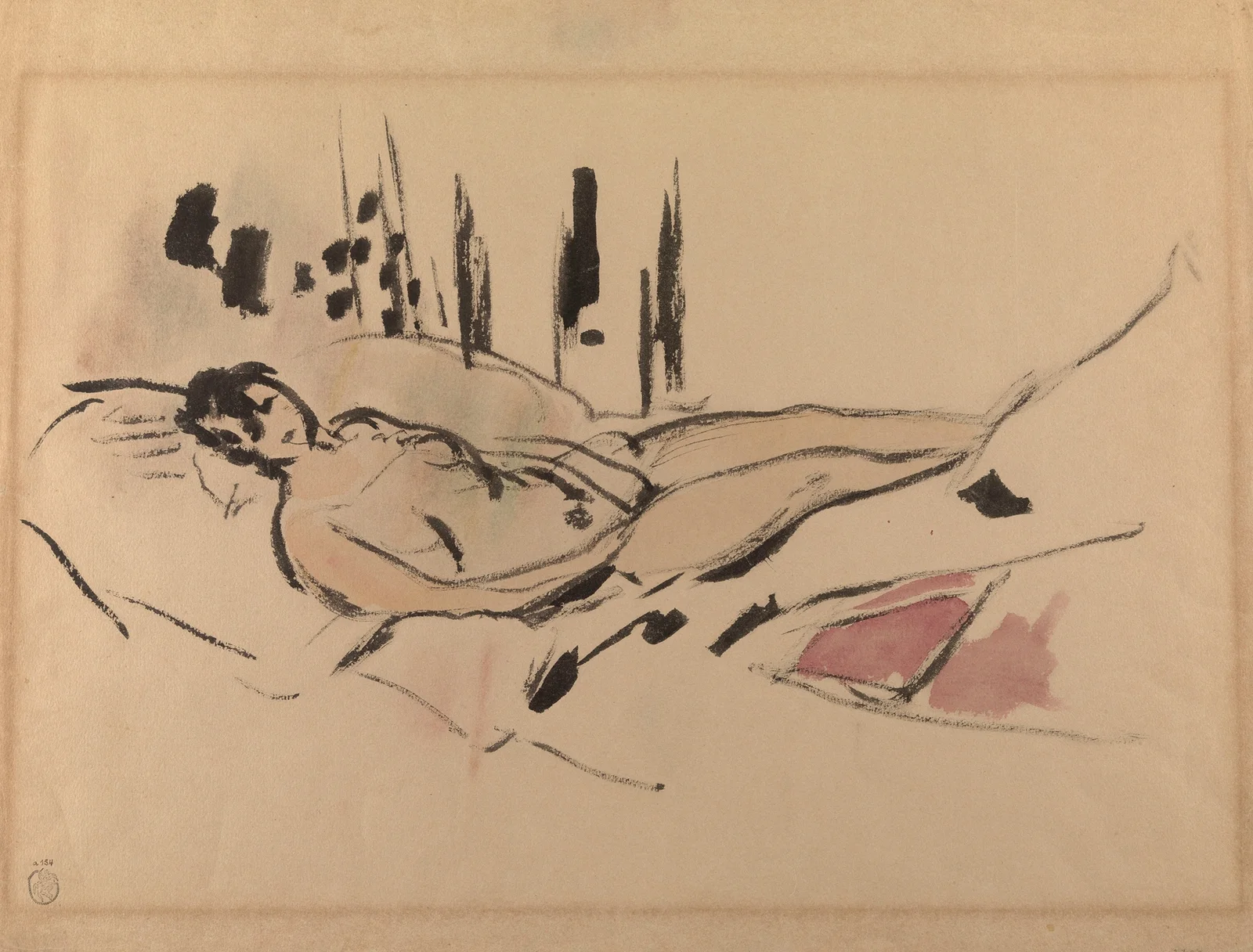 Lying Nude – nr 1 av Rik Wouters