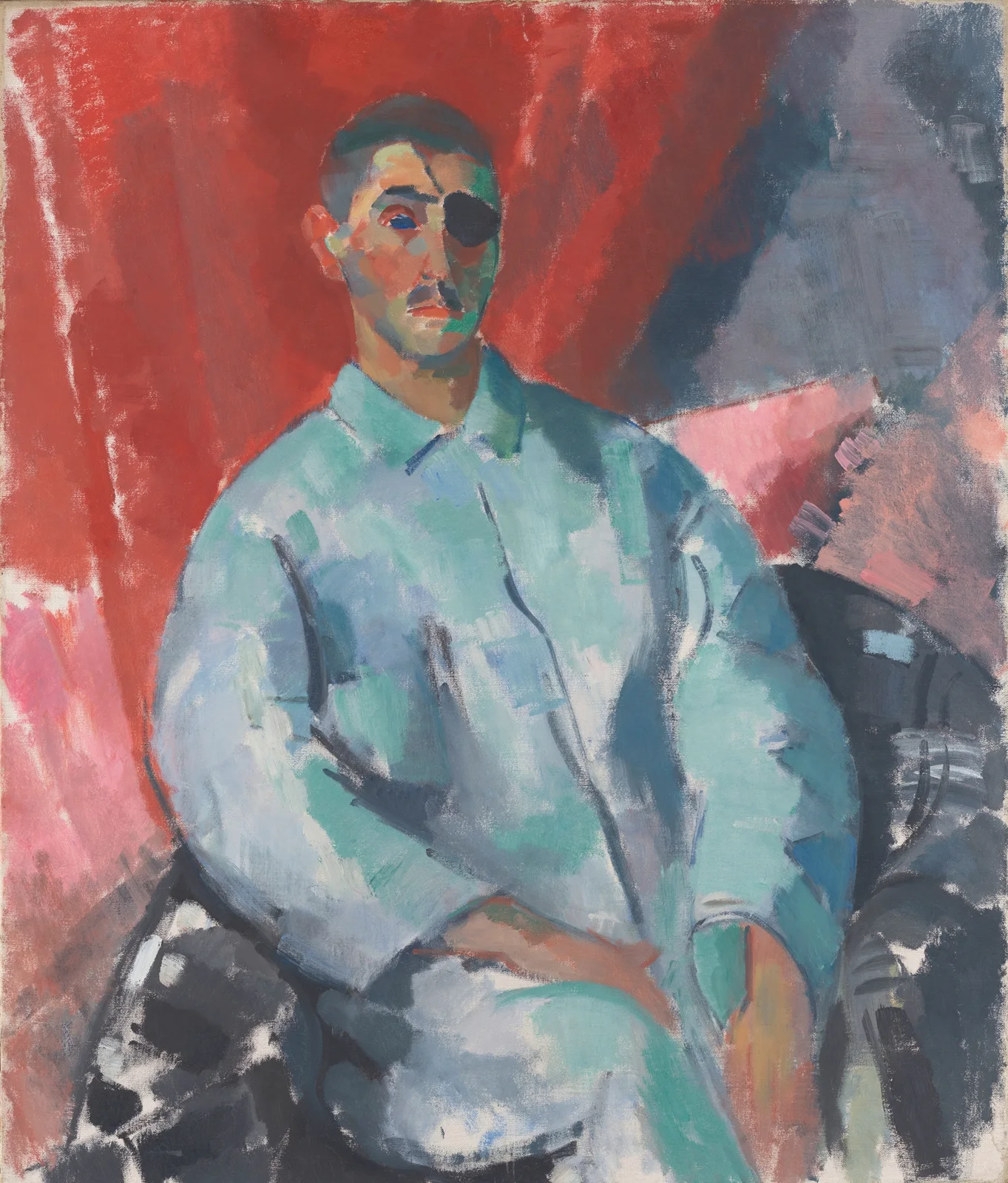 Self Portrait with Black Eye Patch av Rik Wouters