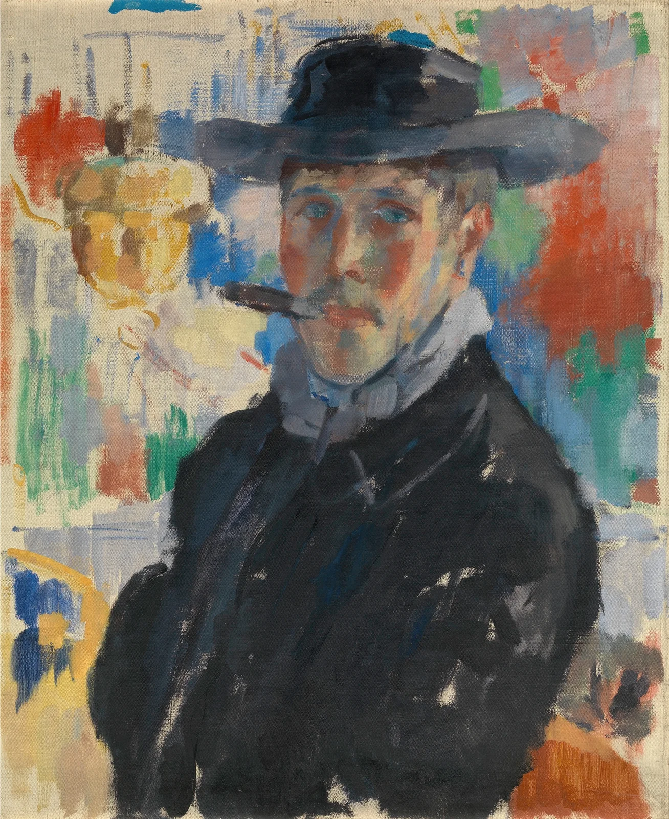 Self Portrait with Cigar av Rik Wouters