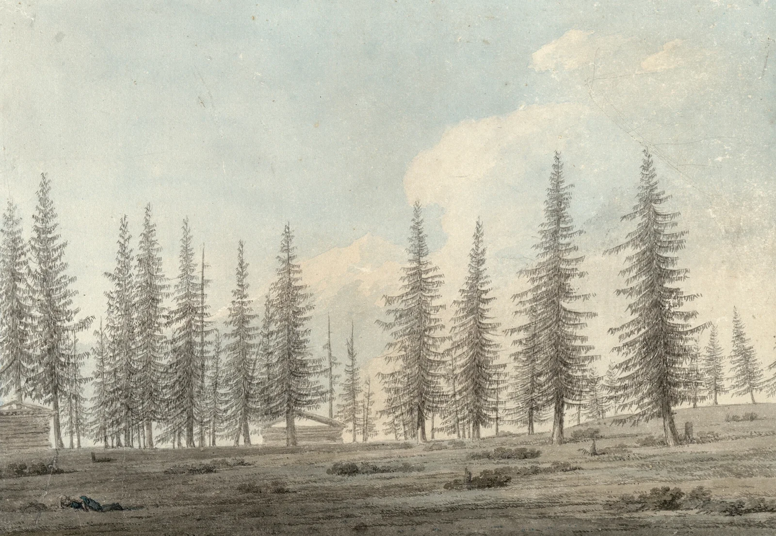 In the Tyrol – nr 2 av John Robert Cozens
