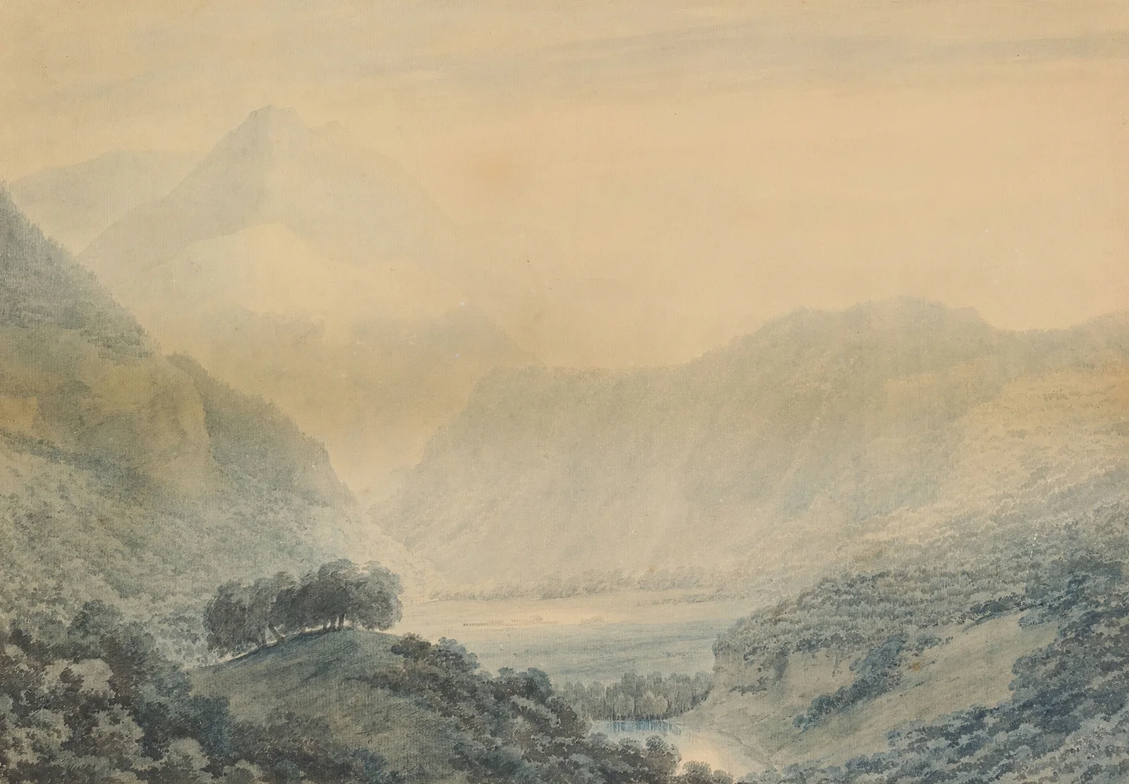Upon The Linth av John Robert Cozens