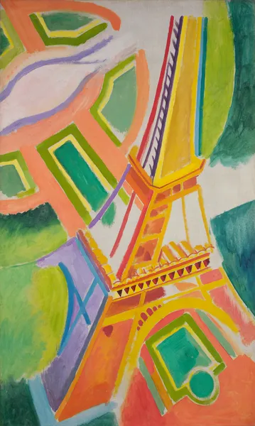 Eiffel Tower, 1924 – nr 2 av Robert Delaunay