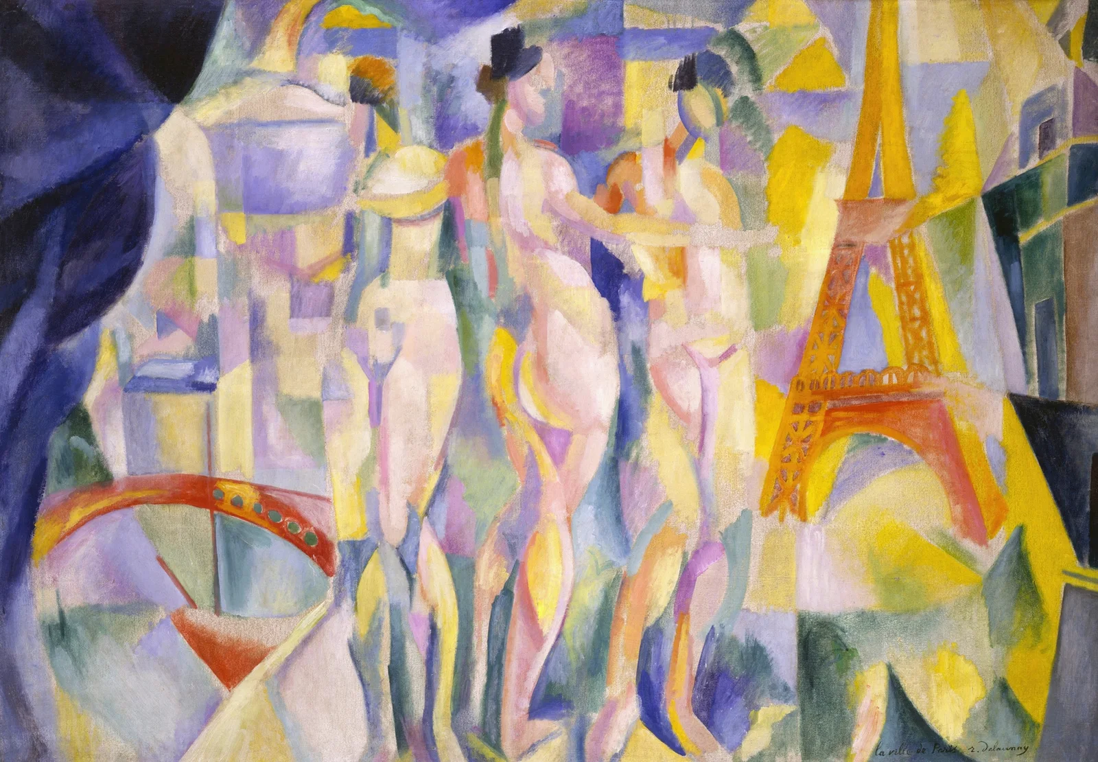 La ville de Paris, 1915 av Robert Delaunay