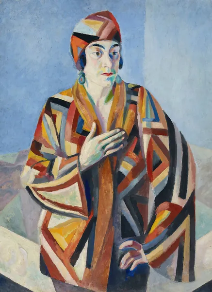 Portrait De Madame Mandel av Robert Delaunay