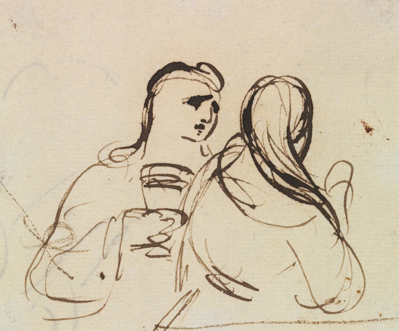 Study For, Christ’s Entry into Jerusalem (1814 to 1820) av Benjamin Robert Haydon